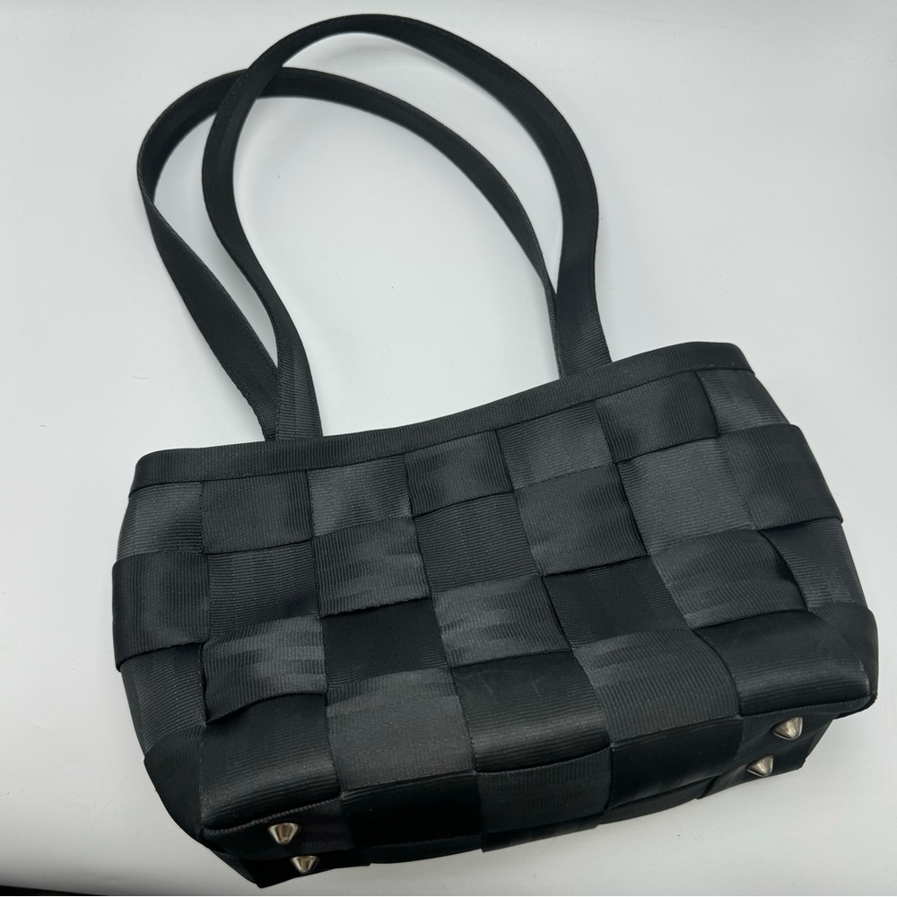 Harveys SeatBelt Purse Black Shoulder Bag Original Seatbelt Bag 90s Y2K